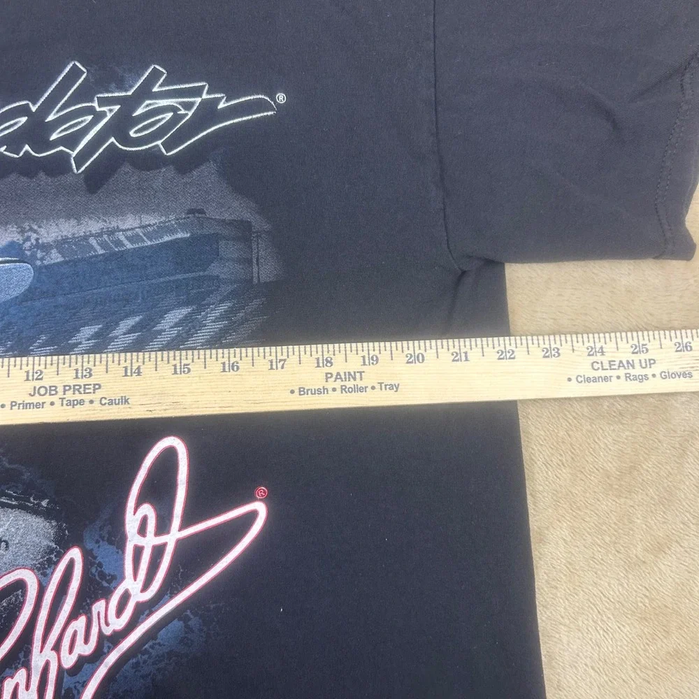 NASCAR Dale Earnhardt The Intimidator T-Shirt Mens XL Black The Man The Legend - Picture 4 of 6